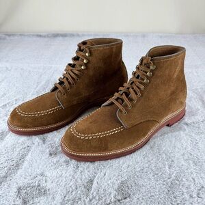 J crew Kenton boots men’s size 10 brown suede pacer leather style A9648